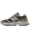 New Balance 9060 Low-top Mesh Sneakers With Suede Interts In Brown