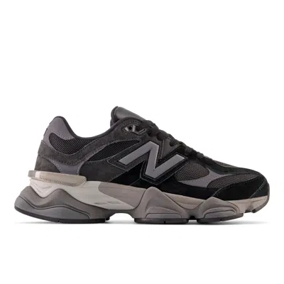 New Balance 9060 Suede And Mesh Trainers In Black