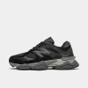 New Balance Mens Black 9060 Suede And Mesh Low-top Trainers In Black