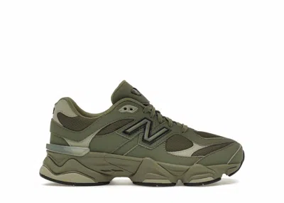 Pre-owned New Balance 9060 Dark Sneakers In Dark Olivine In Green
