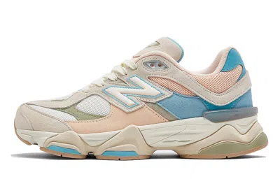 Pre-owned New Balance 9060 Festival Pack Blue (gs) In Beige/off White/blue