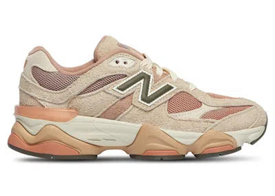 Pre-owned New Balance 9060 (foot Locker Exclusive) Sneakers In Flat Taupe/light Sparrow