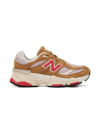 New Balance Kids' 9060 "great Plains True Red" Sneakers In Brown