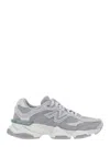 New Balance 9060 Grey Sneakers With Lateral Logo In Suede Unisex In Gray