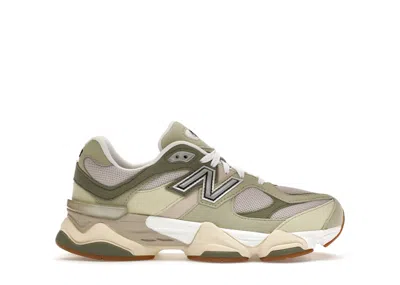 Pre-owned New Balance 9060 Gum Sneakers In Green