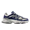 New Balance 9060 Mesh Low-top Sneakers With Suede Inserts In Blue