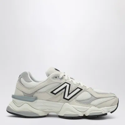 New Balance 9060 Ivory/grey/black Low Sneaker In Beige