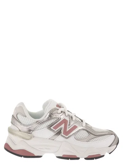 New Balance 9060 – Junior Mesh And Suede Lifestyle Sneakers In White