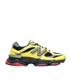 New Balance 9060 Leather Sneakers In Black