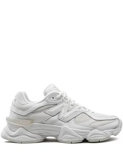 New Balance 9060 Leather Sneakers In White