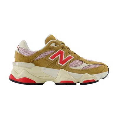 Pre-owned New Balance 9060 Little Kid 'great Plains True Red' | Tan | Kid's Size 2