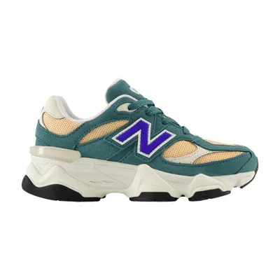 Pre-owned New Balance 9060 Little Kid 'new Spruce Peach Blossom' | Green | Kid's Size 12.5