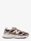 New Balance 9060 Low-top Mesh Sneakers With Suede Interts In Brown