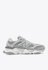 New Balance 9060 Grey Sneaker With Side Logo And Chunky Sole In Suede Unisex In Gray