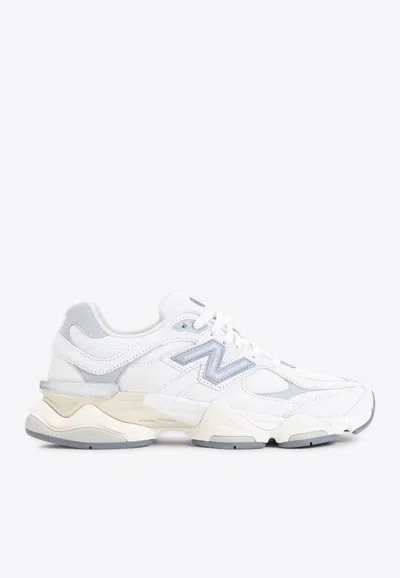 New Balance 9060 Low-top Sneakers In Sea Salt And White In Gray