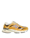 New Balance 9060 Sneakers In Yellow Suede And Fabric In Yellow