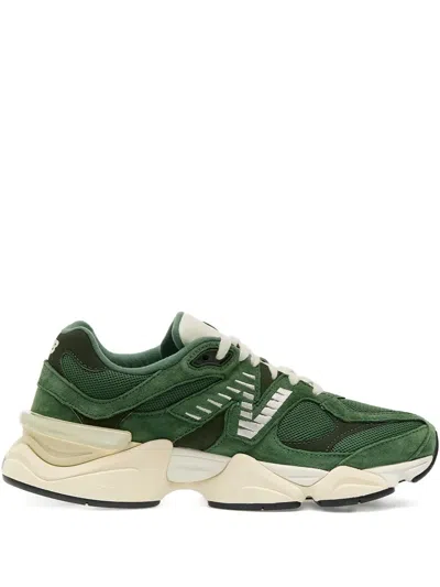 New Balance 9060 Mesh Sneakers In Green