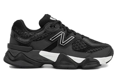 Pre-owned New Balance 9060 Shoe Palace Sneakers In Black/silver