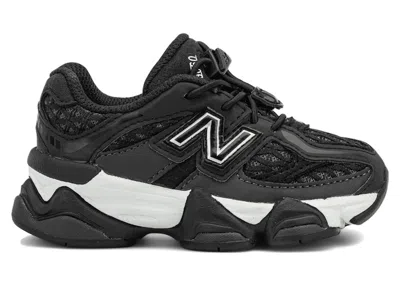 Pre-owned New Balance 9060 Shoe Palace Sneakers In Black/silver