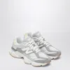 New Balance Round Toe Panelled Sneakers With Rubber Sole In Gray
