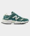 New Balance Teal Sneakers With Textured Suede In Green