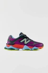 New Balance 9060 Sneaker In Purple Fuchsia/blast Red, Women's At Urban Outfitters