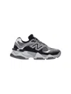 New Balance Mens Black Grey Grey 9060 Suede And Mesh Low-top Trainers In Gray