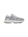 New Balance 9060 Grey Sneaker With Side Logo And Chunky Sole In Suede Unisex In Gray