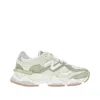 New Balance Womens Garter Snake Grey 9060 Suede And Mesh Trainers In Animal Print