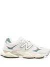 New Balance Low Sneaker 9060 Linen With Dark Juniper In Grey