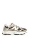 New Balance 9060 Low-top Mesh Sneakers With Suede Interts