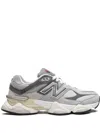 New Balance Mesh Panel Rubber Sole Sneakers In Gray