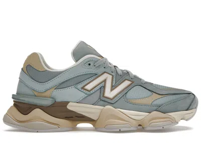 Pre-owned New Balance 9060 Sneakers In Blue Haze/beige In Multi