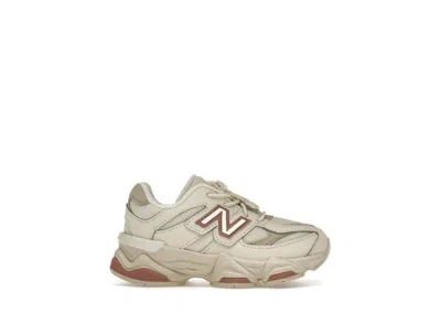 Pre-owned New Balance 9060 Sneakers In Bone/sparrow In Brown