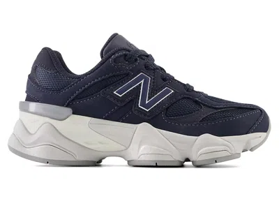 Pre-owned New Balance 9060 Sneakers In Eclipse/navy Blue/black In Multi
