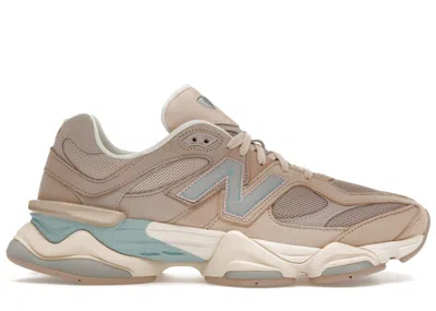 Pre-owned New Balance 9060 Sneakers In Ivory Cream/pink Sand/light Moonstone