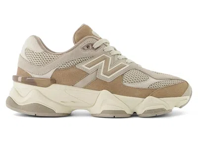 Pre-owned New Balance 9060 Sneakers In Mushroom/arid Stone In Brown