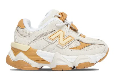Pre-owned New Balance 9060 Sneakers In Yellow/white In Multi