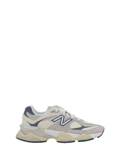 New Balance 9060 Sneakers In Moonrock Light Grey/blue