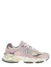 New Balance '9060' Pink Sneaker With Side Logo And Chunky Sole In Multicolor