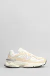 New Balance 9060 Woman Sneakers Blush Size 4.5 Leather, Textile Fibers In Powder