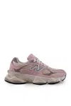 New Balance '9060' Pink Sneaker With Side Logo And Chunky Sole In Rosa