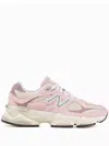 New Balance '9060' Pink Sneaker With Side Logo And Chunky Sole In Rosa