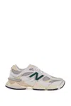 New Balance 9060 Leather And Mesh Low-top Sneakers In White