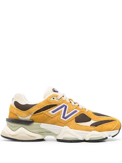 New Balance 9060 Leather-trimmed Suede And Mesh Sneakers In Multi