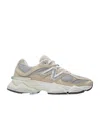 New Balance Beige Suede Leather And Fabric 9060 Sneakers In White