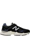New Balance 9060 Suede Trainers In Black