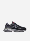New Balance Mens Black 9060 Suede And Mesh Low-top Trainers