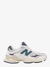New Balance 9060 Leather And Mesh Sneakers In White