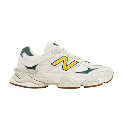 Pre-owned New Balance 9060 'white Green Gold' Asos Exclusive